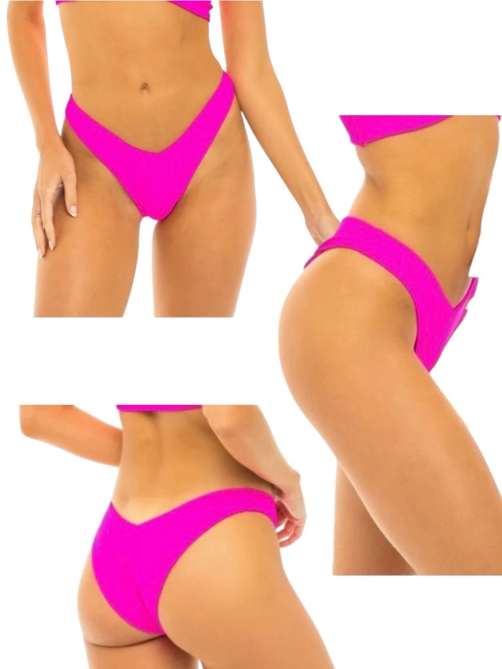 JMP The Label XL Rio high leg cheeky bikini Bottom